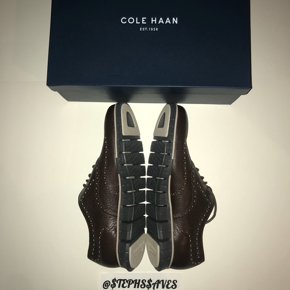 $50 OFF COLE HAAN ZEROGRAND WING OX BLK WALNUT - Picture 6 of 7